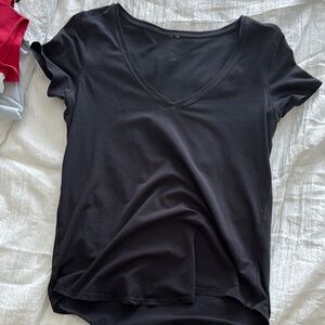 Lululemon Athletica Black Fitted Short Sleeve T-Shirt